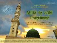 Milad un Nabi Programme